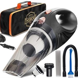 ThisWorx Car Vacuum Cleaner - Car Accessories - Small 12V High Power Handheld,